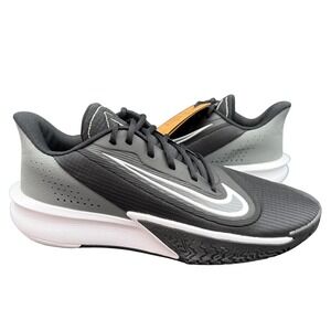 Nike Precision VII Basketball Shoes Black Iron‎ Grey FN4322 005 Men's Size 11